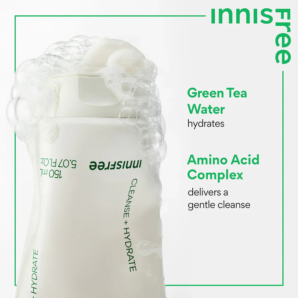 Innisfree, Green Tea Amino Hydrating Cleansing Foam